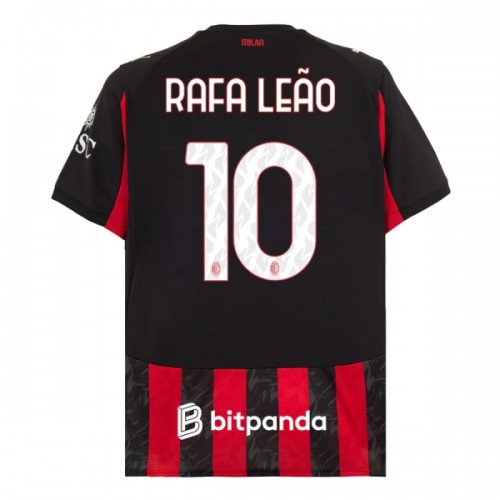 Maillot de Foot AC Milan Rafael Leao 10 Domicile 2025-26 Maillot de Foot AC Milan Rafael Leao 10 Domicile 2025-26